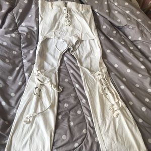 Fashion nova cut out thigh pants